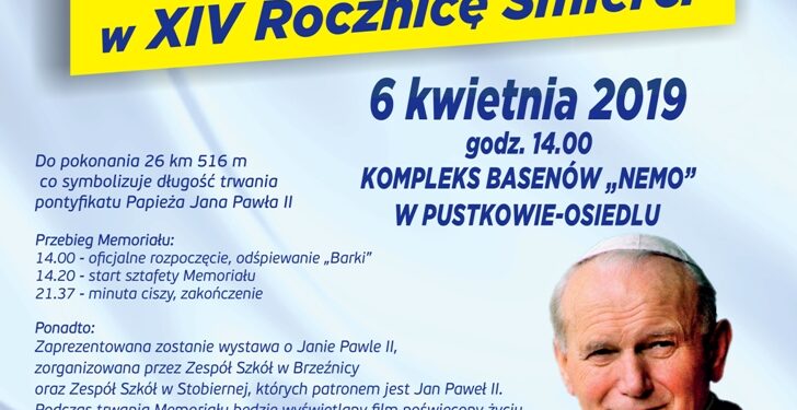 Pustków: Pływamy dla Papieża Polaka.