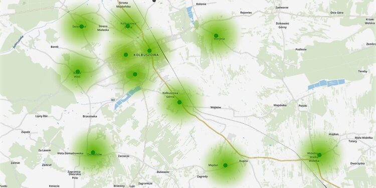 Kolbuszowa: Jakość powietrza on-line.