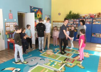 Sandomierz: Zajęcia z doradztwa zawodowego w terenie.