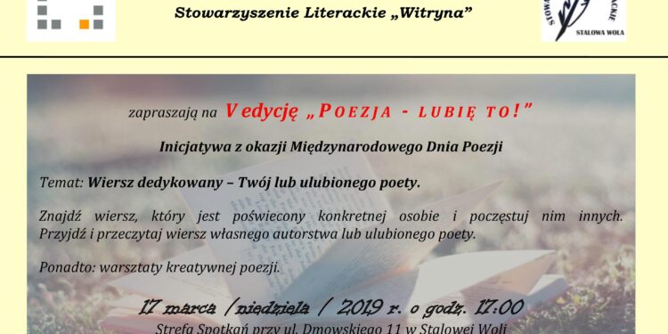 Stalowa Wola: Spotkanie z okazji Międzynarodowego Dnia Poezji.