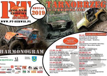 Tarnobrzeg. Poland Trophy Extreme. 50 ekip na trasie nocnego i dziennego rajdu przeprawowego o ekstremalnej trudności.