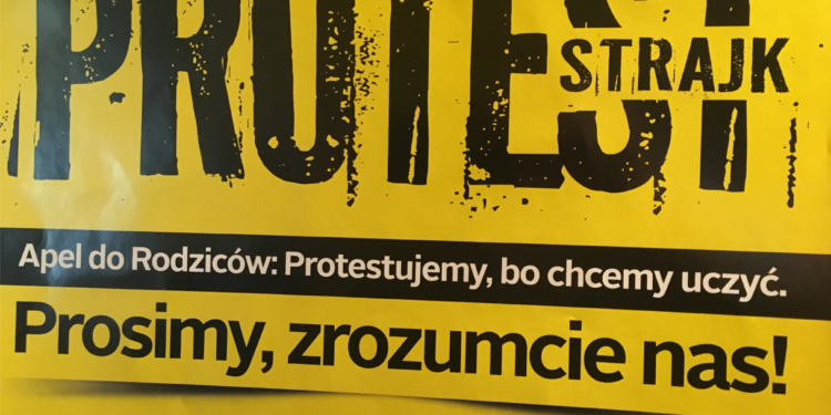 Sandomierz: Nauczyciele strajkują
