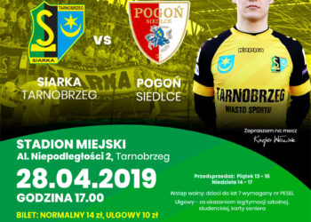Tarnobrzeg: W niedzielę Siarka zagra z Pogonią Siedlce