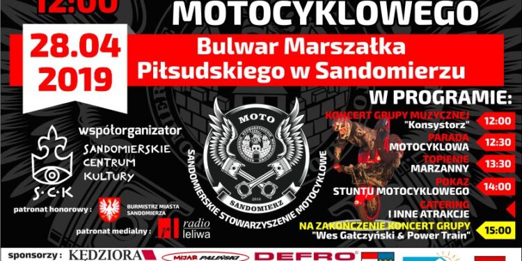 Sandomierz: Inauguracja sezonu motocyklowego coraz bliżej.