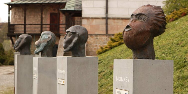 Sandomierz: Wernisaż wystawy „Piękne Małpy Europy. Przestroga artysty”.