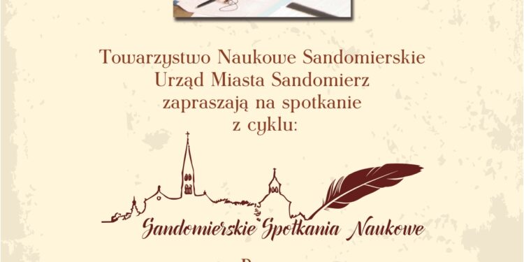 Sandomierz: Spotkanie z prof. dr hab. Andrzejem Schinzlem.
