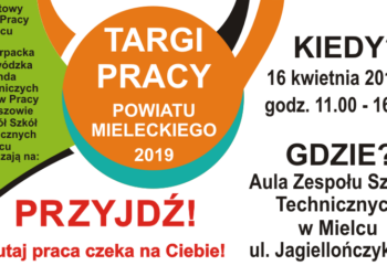 Już we wtorek Targi Pracy Powiatu Mieleckiego!