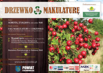 Stalowa Wola: Już w tę sobotę wymienisz makulaturę na drzewka.