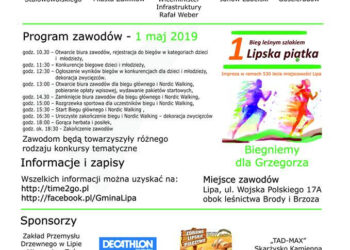 Lipa: 1 Lipska Piątka już w środę