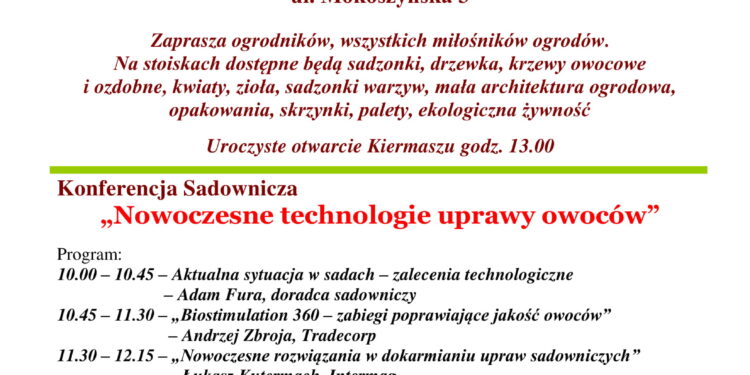 Sandomierz: Kiermasz ogrodniczy
