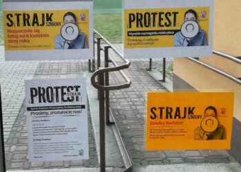 Kolbuszowa: Strajk nauczycieli.