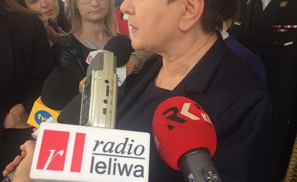 Sandomierz: Wicepremier Beata Szydło wzięła udział w powiatowych obchodach Dnia Strażaka.