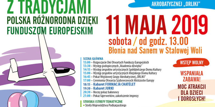 Stalowa Wola: Na błoniach o Funduszach Europejskich z pokazem lotniczym i mistrzostwami