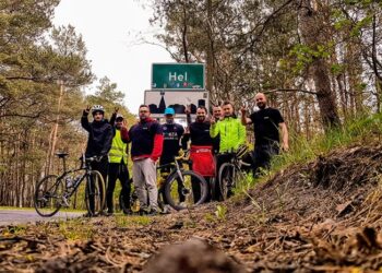 Włostów/Zakopane/Hel: Pokonali 800km rowerem bez snu.
