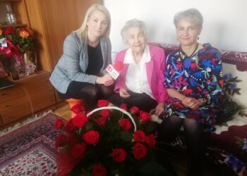 Klimontów: Pani Stanisława Sośniak  świętowała dziś setne urodziny