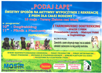 Tarnobrzeg. Impreza „Podaj Łapę”.