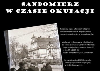 Sandomierz: Przygotowania do  wystawy fotograficznej pt. 'SANDOMIERZ W CZASIE OKUPACJI”.