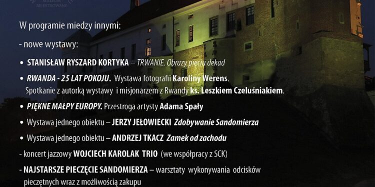Sandomierz: Noc Muzeów w sandomierskim zamku.