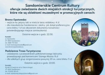 Sandomierz: Darmowy koncert i dłużej czynne obiekty turystyczne.