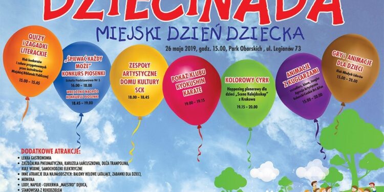 Mielec:  Dziecinada w Parku Oborskich.