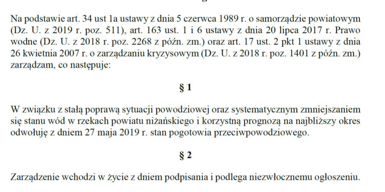 Powiat Niżański: Przyjdzie czas na szacownie szkód