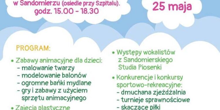 Sandomierz: Piknik animacyjno – rekreacyjny z okazji Dnia Matki