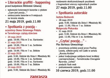 Tarnobrzeg. Spotkania, eventy, happeningi w ramach zadania „Czytać poezję…”.