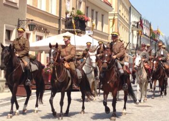 Sandomierz: 100 rocznica wkroczenia 14. Pułku Ułanów Jazłowieckich w granice Polski Śniatyń, 15 czerwca 1919′