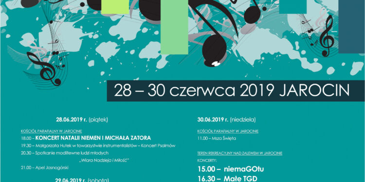 Jarocin: W piątek rusza Festiwal Muzyki Pozytywnej