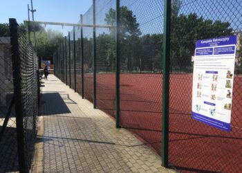 Sandomierz: Kolejna kurtyna wodna na terenie miasta.