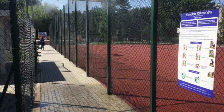 Sandomierz: Kolejna kurtyna wodna na terenie miasta.