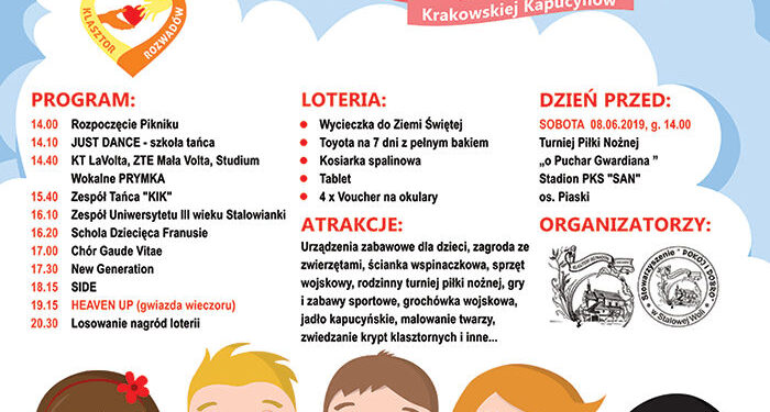 Stalowa Wola: Kapucyński Piknik Charytatywny odbędzie się po raz 19