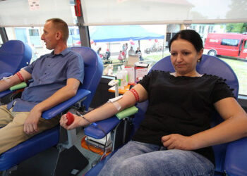 Zbydniów: Honorowo oddawali krew w ramach akcji spoKREWnieni