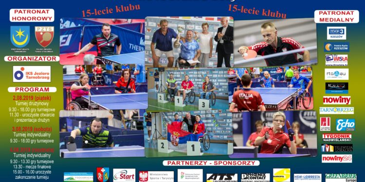 Tarnobrzeg: XIII Turniej Słowian w Tenisie Stołowym na Wózkach – Tarnobrzeg 2019