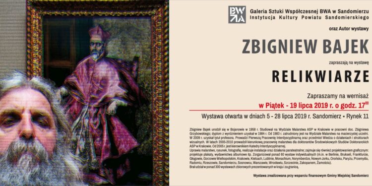 Sandomierz: 'Malarstwo, grafika, instalacja’ Zbigniewa Bajka w BWA.