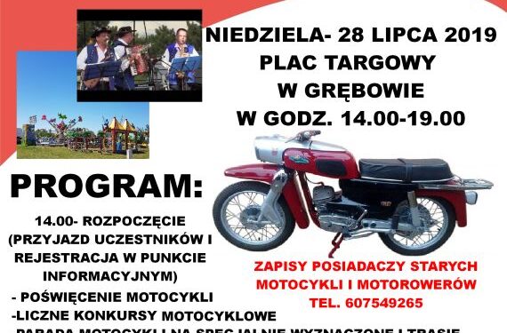 Grębów: III Zjazd Starych Motocykli PRL – zgłoś swój pojazd