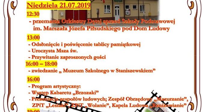 Staniszewskie: Urodziny sołectwa.