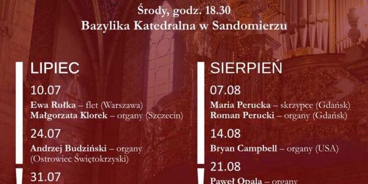 Sandomierz: XXX Sandomierskie Wieczory Organowe.