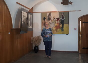 Sandomierz: Wernisaż wystawy prac Janusza Stypy.