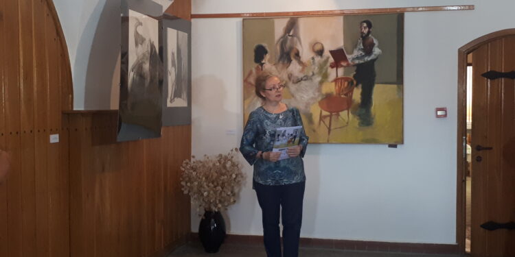 Sandomierz: Wernisaż wystawy prac Janusza Stypy.