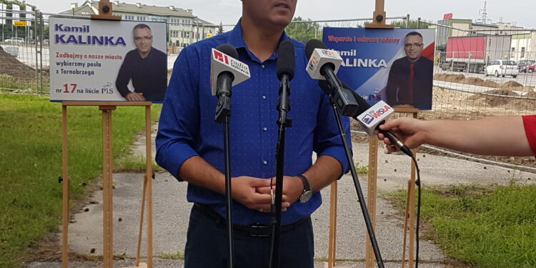 Tarnobrzeg. Kamil Kalinka, kandydat PiS na posła rozpoczął kampanię wyborczą.