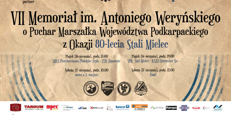 Mielec: VII Memoriał im. Antoniego Weryńskiego.