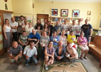 Sandomierz: Wiślacy z wizytą w Środowiskowym Domu Samopomocy.