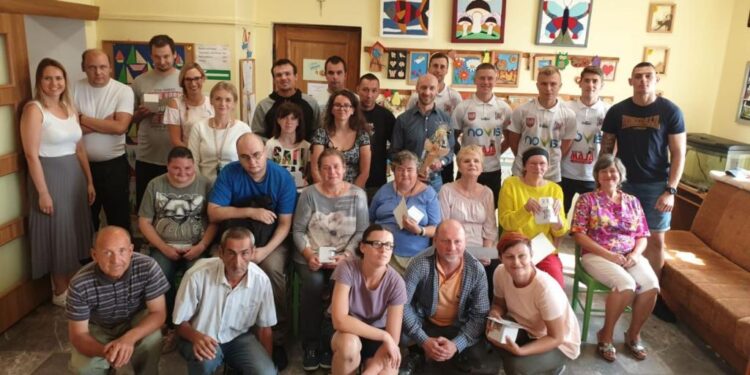 Sandomierz: Wiślacy z wizytą w Środowiskowym Domu Samopomocy.