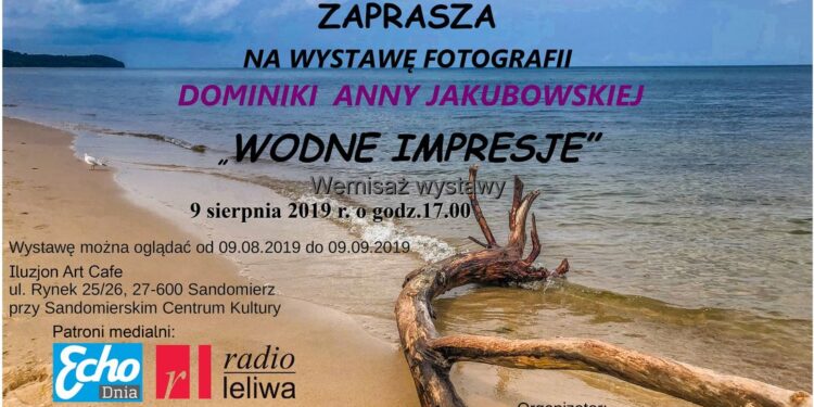 Sandomierz: Wernisaż wystawy fotografii Dominiki Anny Jakubowskiej ”Wodne impresje”.
