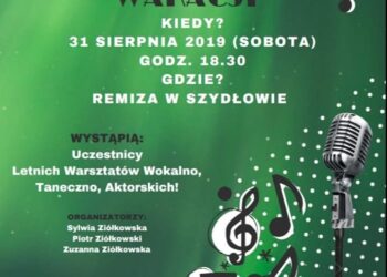 Szydłów: Utalentowane dzieci w koncercie „Pożegnanie wakacji”.