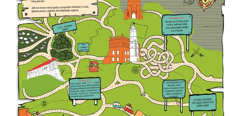 Sandomierz: Mapa parkingów.