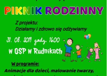 Rudniki: 'Działamy i zdrowo się odżywiamy’ – piknik rodzinny.
