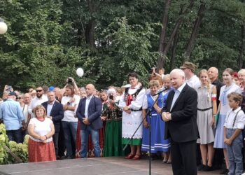 Stalowa Wola: Piknik Prawa i Sprawiedliwości.