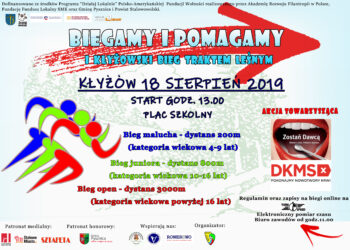 Kłyżów: Weź udział w biegu i pomóż.